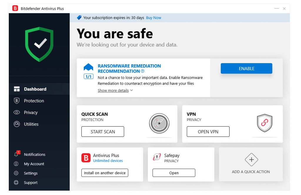 is bitdefender antivirus