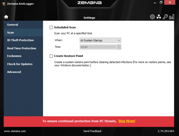 zemana antimalware free scan