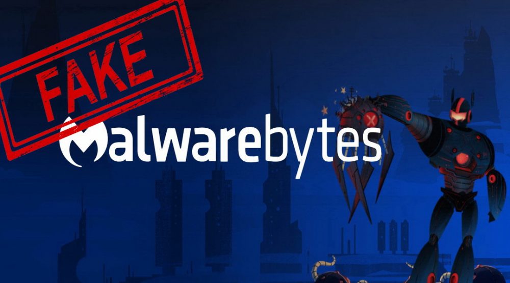fake version of Malwarebytes antivirus