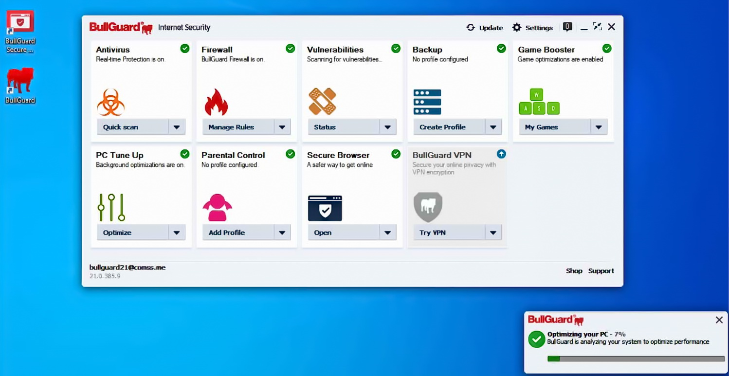 New versions of BullGuard antivirus