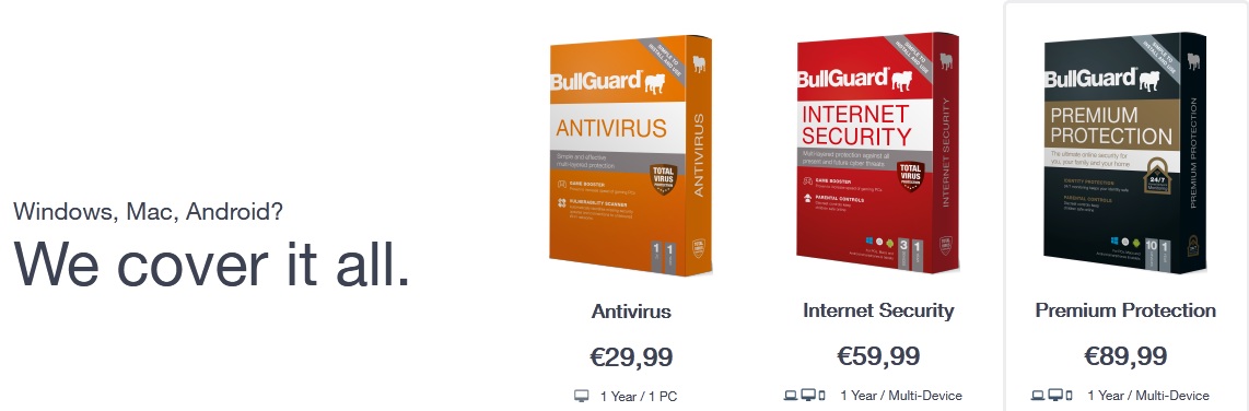 New versions of BullGuard antivirus