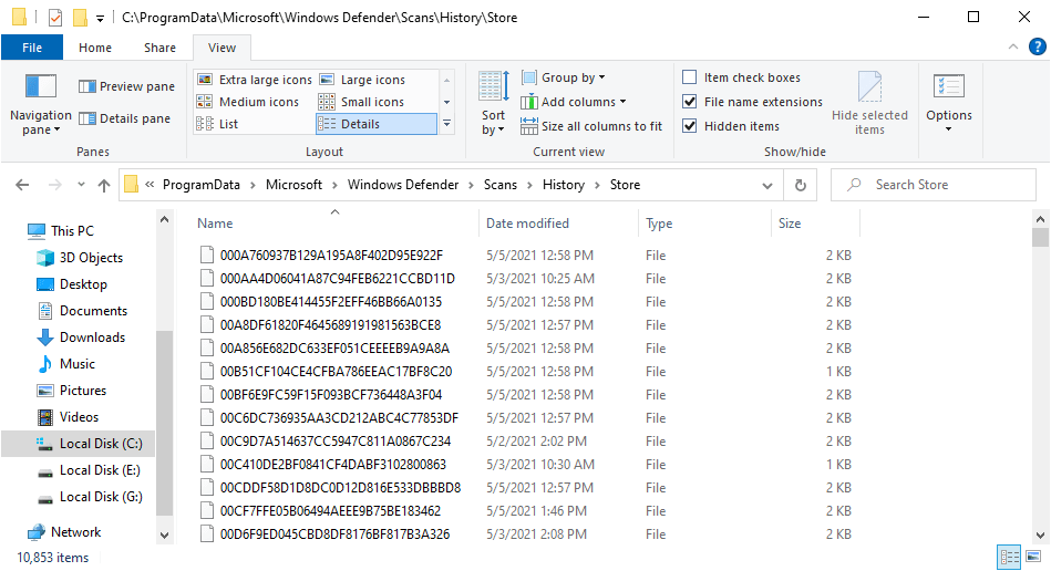 Windows Defender bug